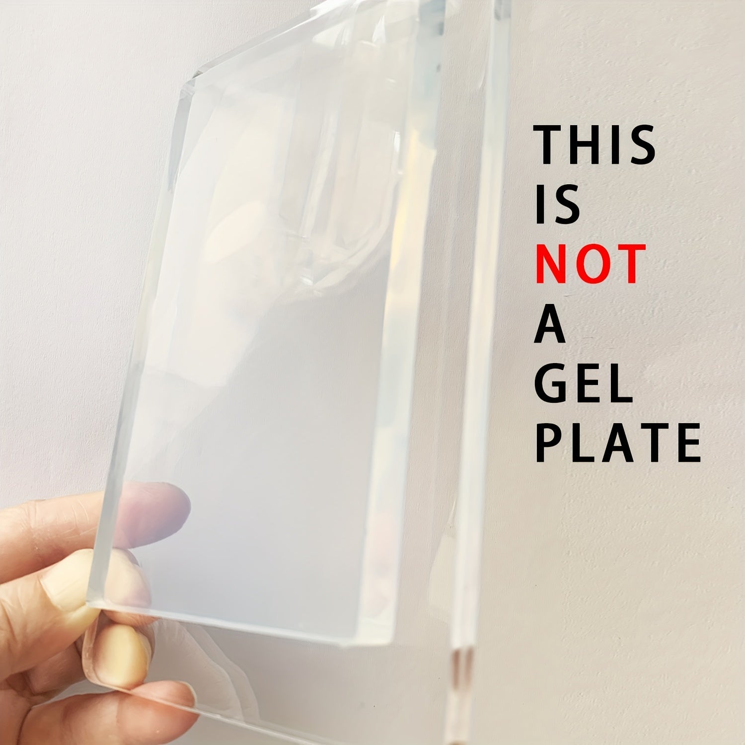 Acrylic Handle for Gel Plate Fixing, Flip Press, Transfer