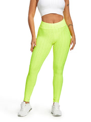 Honeycomb Workout Leggings High Waisted Yoga Pants