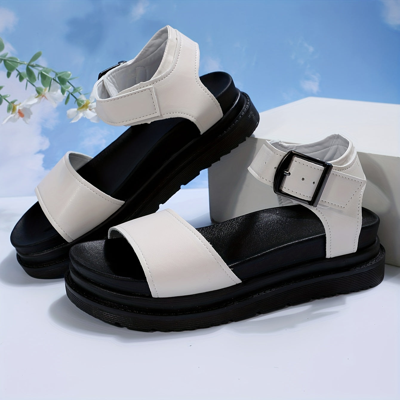 Open Toe Thick Bottom Sports Sandals for Women