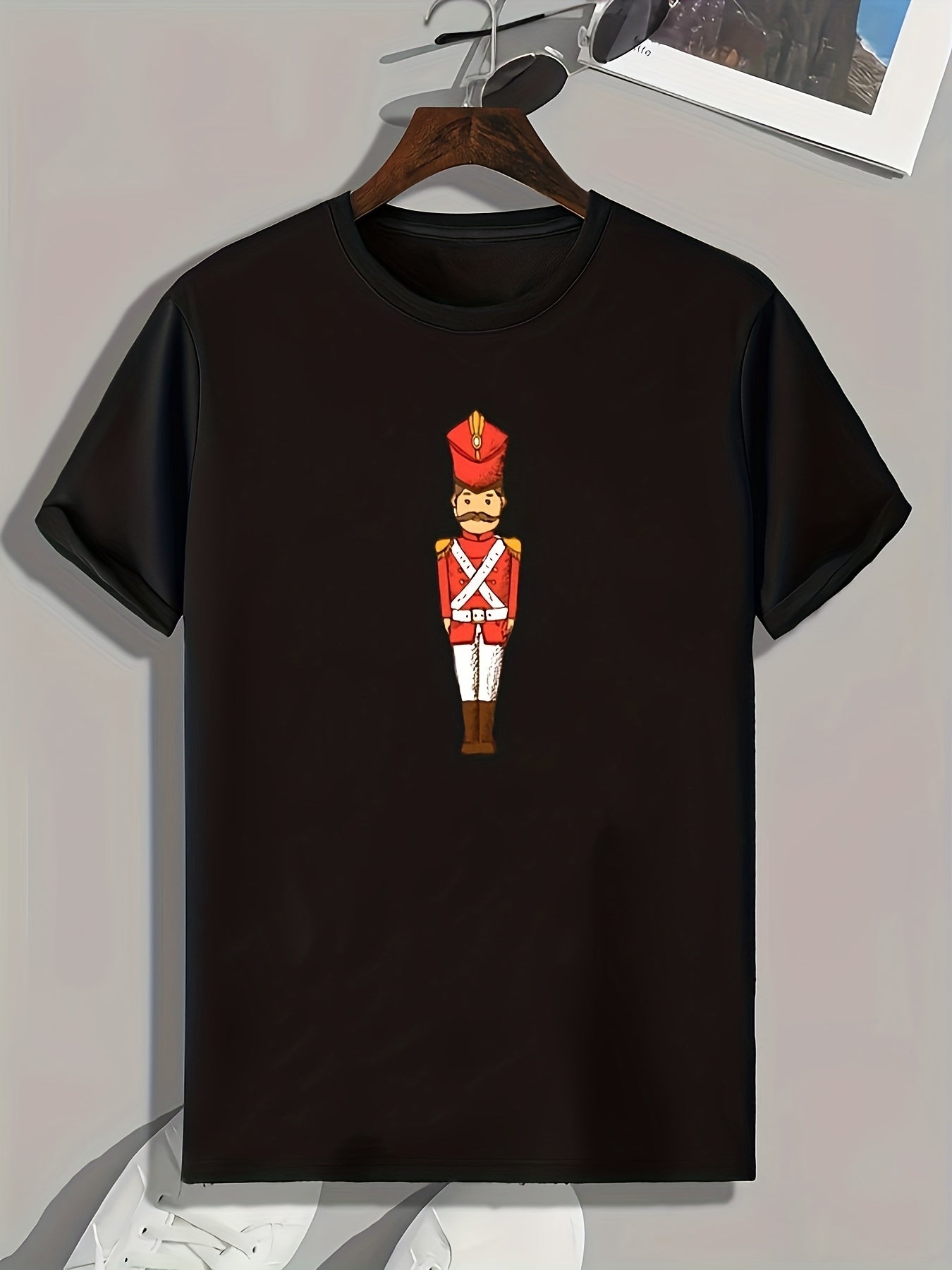 Guard Print Men's Tee Casual Summer T-shirt