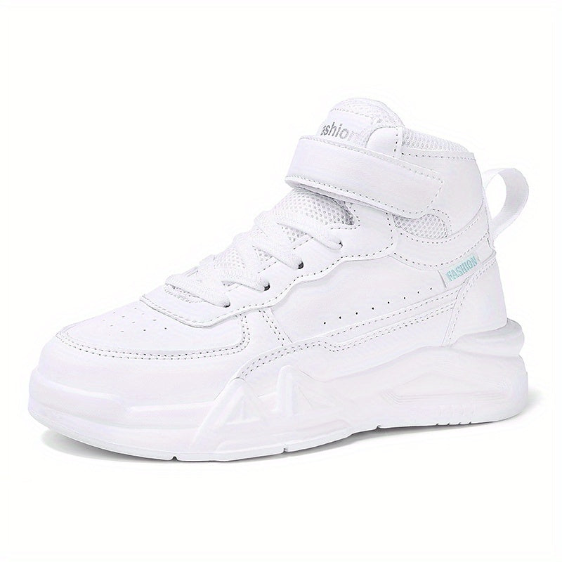 Boy's Stylish Skate Shoes Hook & Loop Closure Comfort Anti Skid