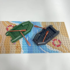 Rubber Boat Building Block Toy Model for Christmas and Halloween