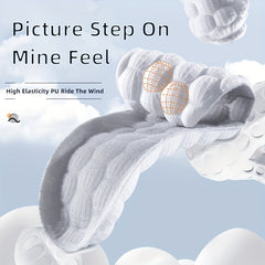 2pcs Shock Absorption Anti Slip Insole Breathable