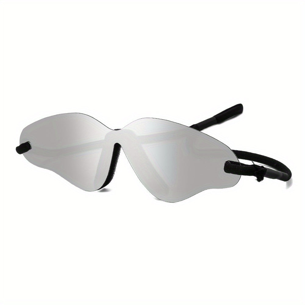 Y2K Niche Music Party Sunglasses UV400 Windproof Drawstring Goggles