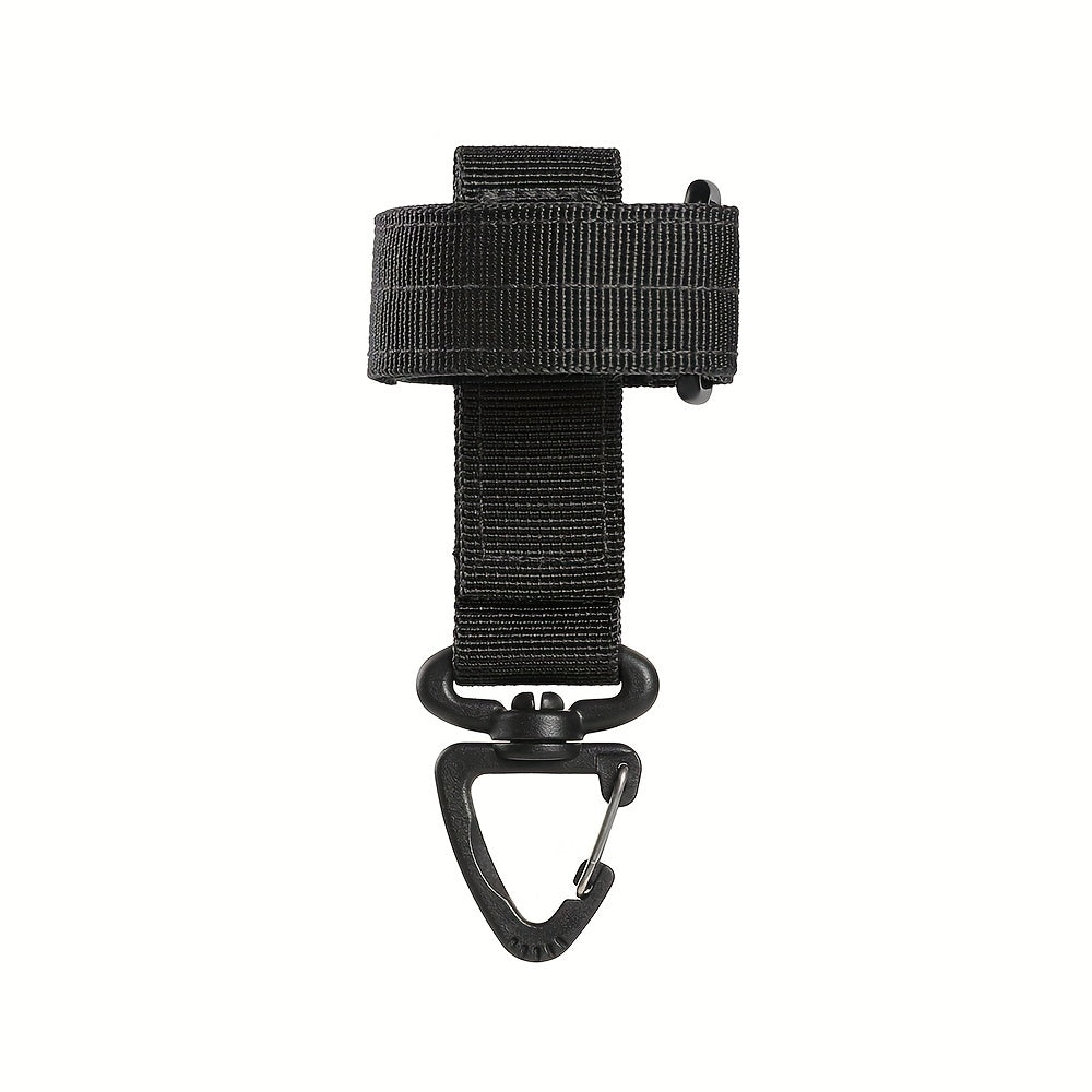 Tactical Nylon Belt with Carabiner for Hanging Gloves