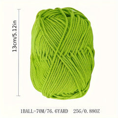 Soft Crocheted Cotton Ball for DIY Crafts 25g
