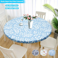 Polyester Elastic Table Cover Stretchable and Washable