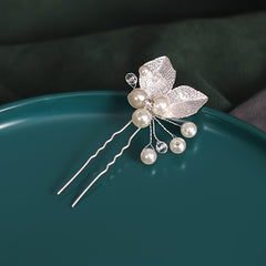 Crystal Hair Clips Flower Bridal Headpieces Leaves Hair Accessories