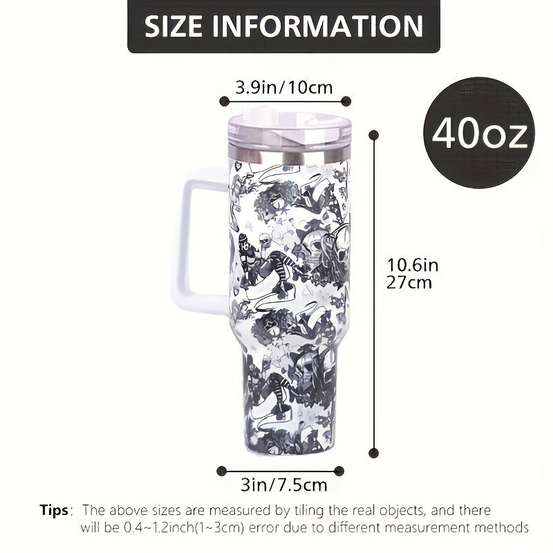 40oz Skull Series Vacuum Insulated Cup Leakproof Stainless Steel