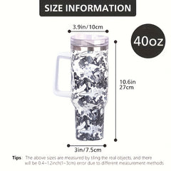40oz Skull Series Vacuum Insulated Cup Leakproof Stainless Steel