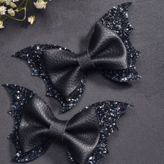 Girls Cartoon Sequin Bow Hair Clips for Party