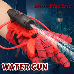 Spider Gloves & Water Gun Set for Outdoor Fun! Great Gift Idea for Halloween & C