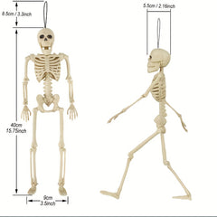 5pcs Skeleton Pendant Halloween Decor Supplies