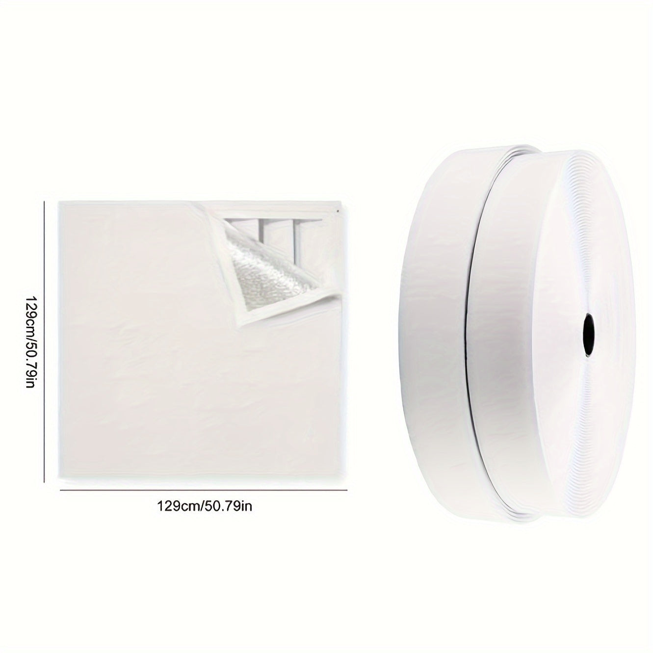 Attic Fan Cover Ceiling Air Vent Mask with Tape Roll