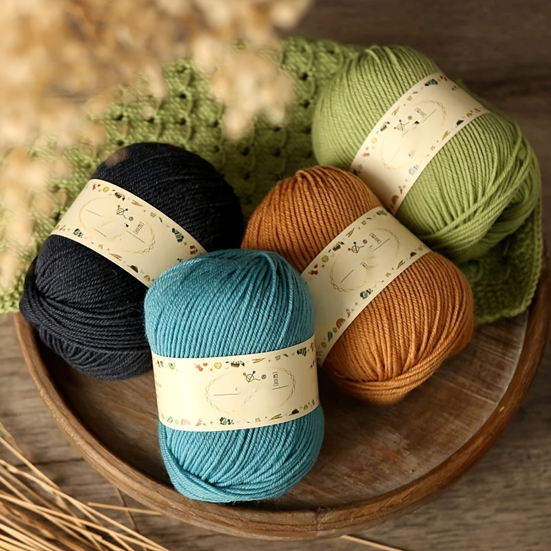 120m Wool Yarn for Knitting & Crochet