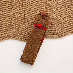 Cozy Christmas Thigh High Socks for Women