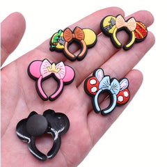 8pcs Cartoon Headband Pattern Shoe Decorations - Christmas Birthday Gift