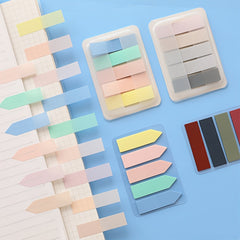 1pc 100 Morandi Index Stickers Bookmarks Marking Stickers Sticky Memo N Times