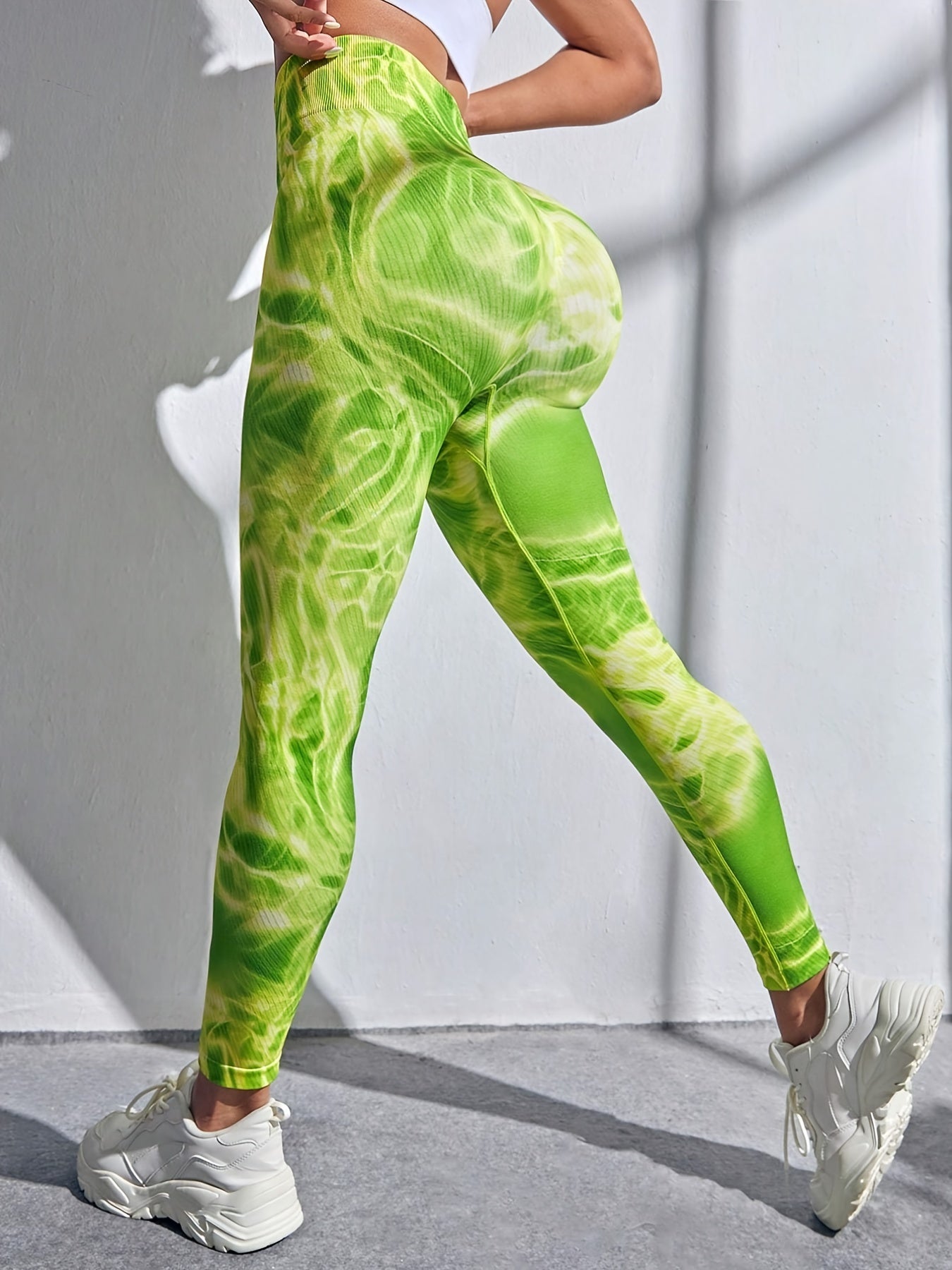 High Waist Elasticity Leggings Sports Pants Fitness Yoga Running Leggings
