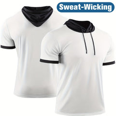 Men's Summer Sweatshirt Quick Drying Hooded Sportswear