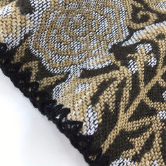 Leopard Print Blanket Shawl Vintage Flower Pattern Warm Cape