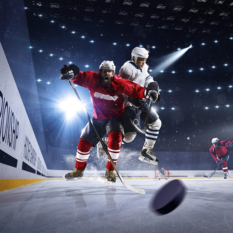 2pcs Rubber Ice Hockey Training Balls