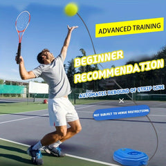 Tennis Trainer Rebounder Set with Bouncing Line for Self Training