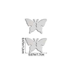 15g Sparkling Silvery Butterfly Confetti for Magical Celebration