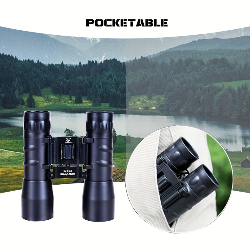 12x32 Compact HD Portable Binoculars for Bird Watching Travel