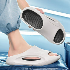 Men's Pillow Slides Casual Non Slip Slippers Open Toe Shoes