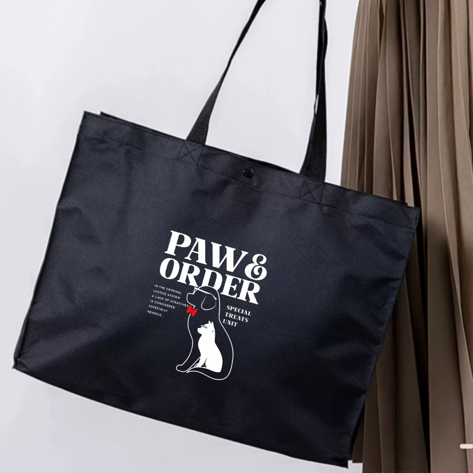 Paw & Order Gentleman Dog Iron On Patch for DIY Clothing Accessories