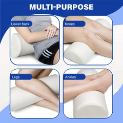 Memory Foam Travel Pillow Chin Shoulder Lumbar Leg Support