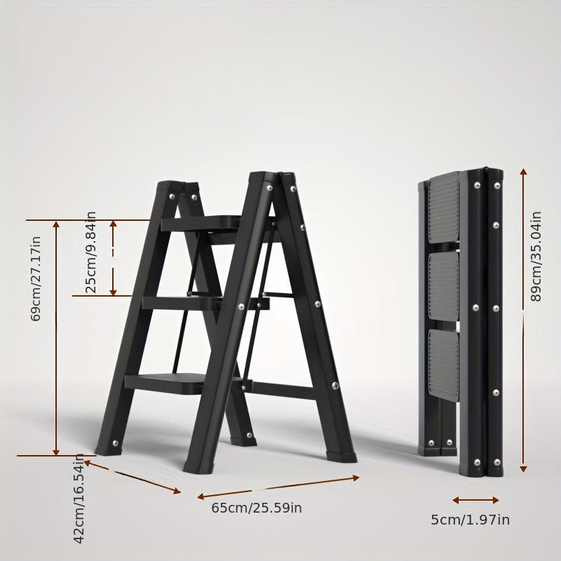 Household Herringbone Ladder Folding Convenient Storage