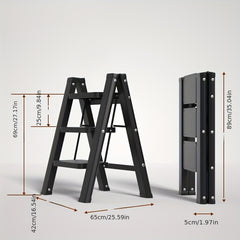 Household Herringbone Ladder Folding Convenient Storage