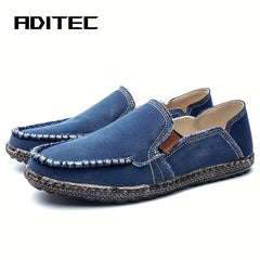 Men's Canvas Casual Loafers Boat Shoes