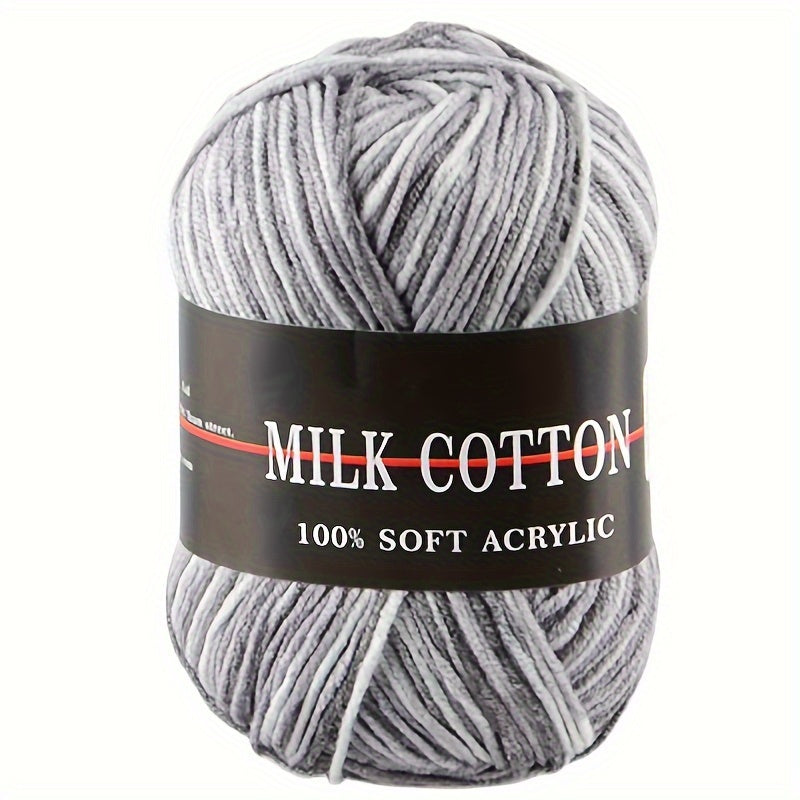 Colorful Milk Cotton Yarn for DIY Knitting and Crocheting