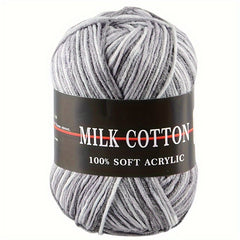 Colorful Milk Cotton Yarn for DIY Knitting and Crocheting