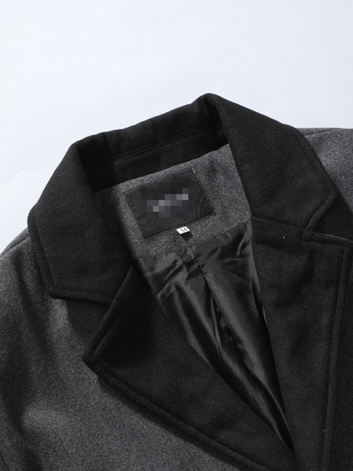 Men's Lapel Casual Button Trench Coat