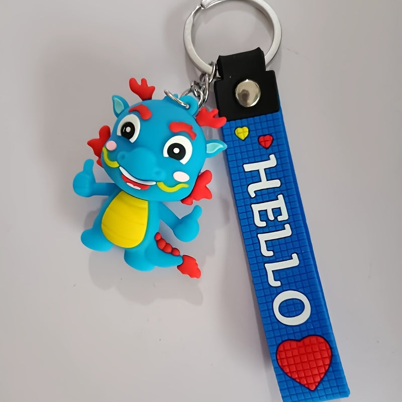 Dragon Keychain Pendant for Car Keys Backpacks Wallets