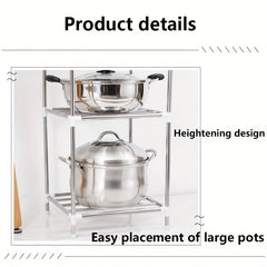 Stainless Steel Pot Holder for Cookware Storage