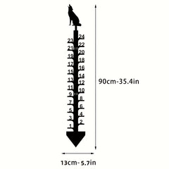 Christmas Snow Gauge Garden Stake - Deer Snow Depth Measuring Ruler