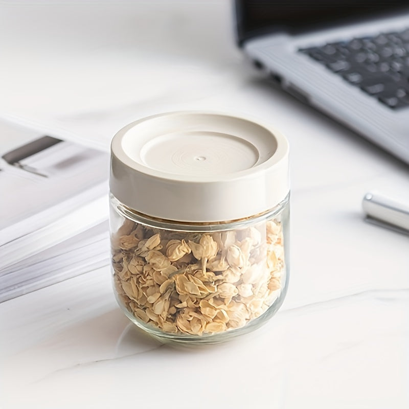 Glass Sealed Food Storage Jar with Easy Open Lid