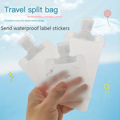 10 Pcs Travel Refillable Squeeze Pouch Toiletry Containers Lightweight