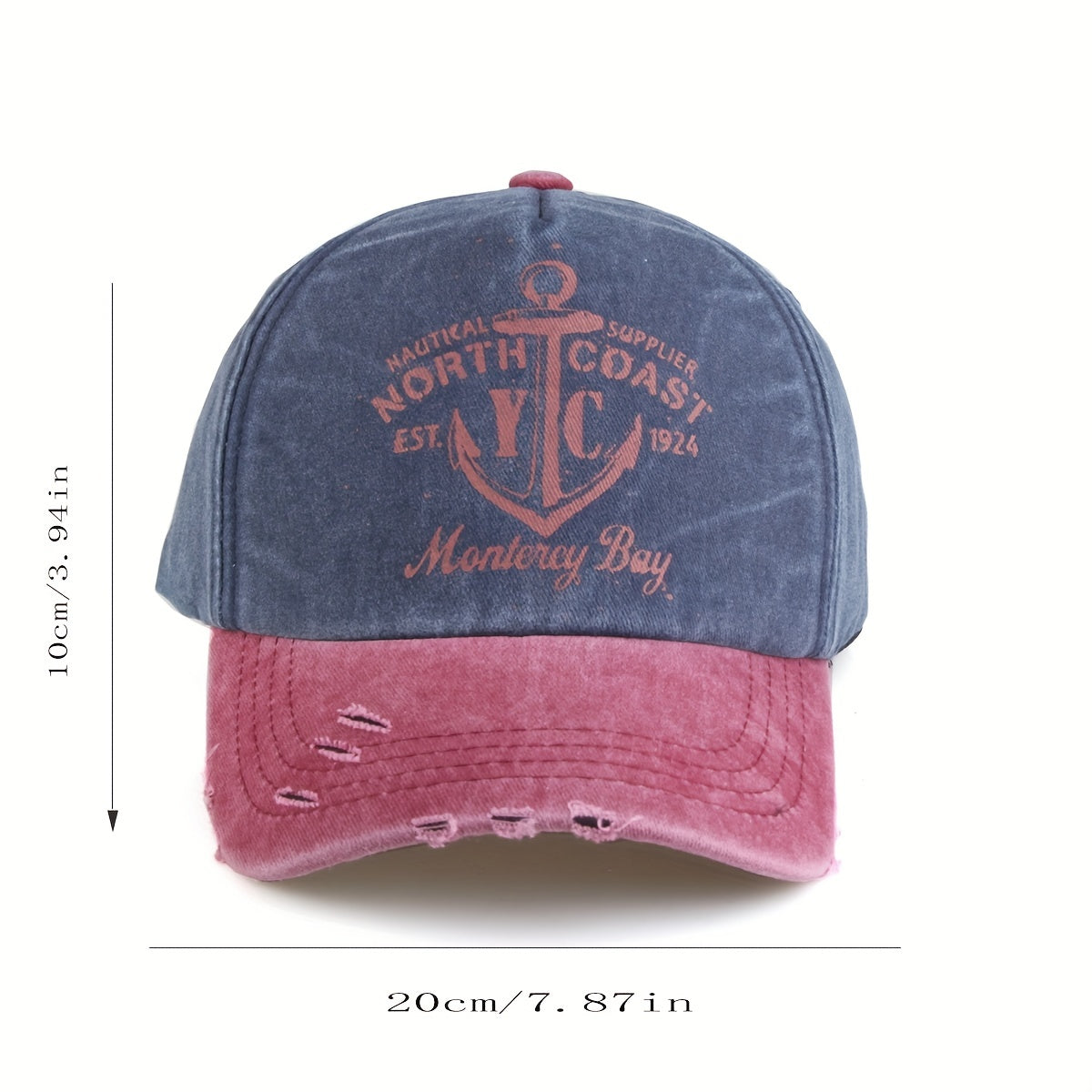 Cotton Graffiti Print Baseball Cap for Men