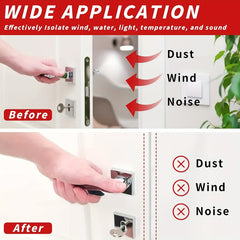 12 19 Meter Rubber Weather Stripping Self Adhesive D Shape Door Weatherstripping