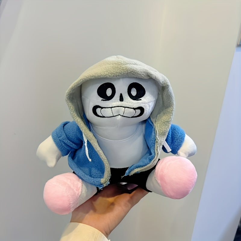 Cute Zombie Hooded Plush Toy - Durable Fabric Material