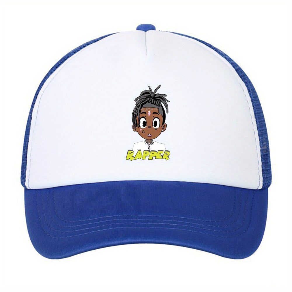 Unisex Cartoon Pattern Baseball Cap for Outdoor Sport