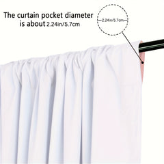 Flower Printed Window Curtain Rod Pocket Blackout Decorative Curtains