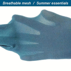 Men's High Ankle Sports Socks Cotton Breathable Mesh Casual Athletic Thin Socks
