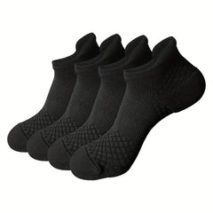 Men's Cotton Anti Slip Low Cut Socks Athletic Cushioned